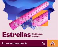 Rodillo plástico de estrellas para Fondant o Porcelana Fría